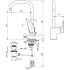 Смеситель для раковины Ideal Standard TESI A6571AA