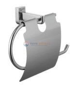 Держатель туалетной бумаги Lemark Omega LM3134C, с крышкой