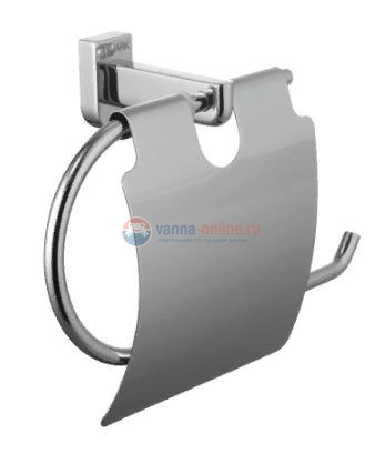 Держатель туалетной бумаги Lemark Omega LM3134C, с крышкой Держатель туалетной бумаги Lemark Omega LM3134C, с крышкой