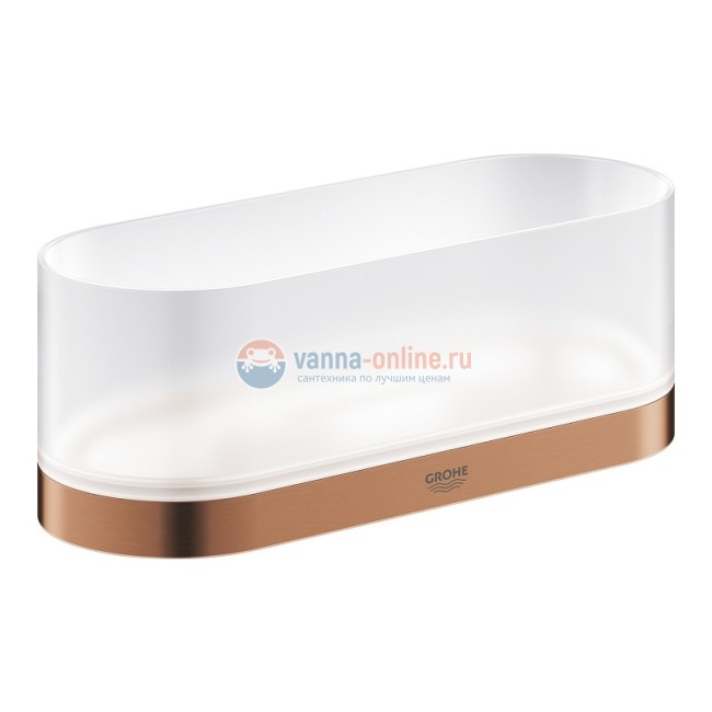Держатель для полотенца, мыльницы или душевой полочки Grohe Selection 41035DL0, розовая бронза матовая