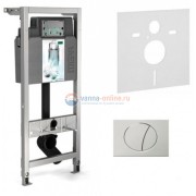 Инсталляция для унитазов Mepa VariVIT A31 514306 4 в 1 с кнопкой смыва Sun хром