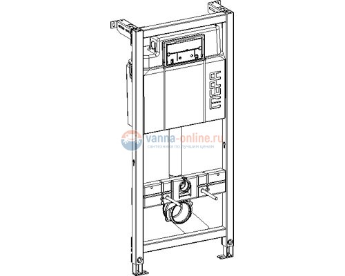Инсталляция для унитазов Mepa VariVIT A31 514306 4 в 1 с кнопкой смыва Sun хром Инсталляция для унитазов Mepa VariVIT A31 514306 4 в 1 с кнопкой смыва Sun хром