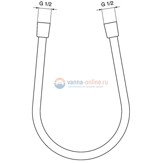 Пластиковый шланг для душа 1750 мм Ideal Standard IDEALFLEX A4109A5 Пластиковый шланг для душа 1750 мм Ideal Standard IDEALFLEX A4109A5