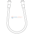Пластиковый шланг для душа 1750 мм Ideal Standard IDEALFLEX A4109A5 Пластиковый шланг для душа 1750 мм Ideal Standard IDEALFLEX A4109A5