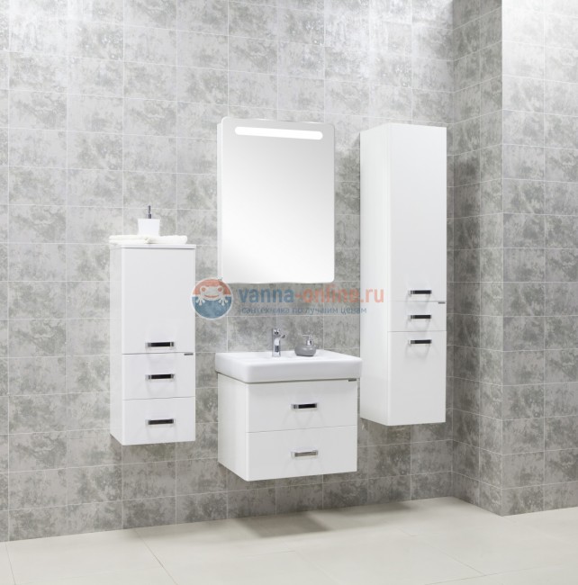 Тумба под раковину Акватон АМЕРИНА 60, 1A135401AM950, черная Тумба под раковину Акватон АМЕРИНА 60, 1A135401AM950, черная