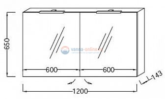 Зеркальный шкаф Jacob Delafon Rythmik 120 см, EB798-G80 цвет Светло- коричневый Зеркальный шкаф Jacob Delafon Rythmik 120 см, EB798-G80 цвет Светло- коричневый