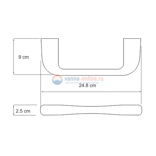 Полотенцедержатель WasserKRAFT Berkel 6832 Полотенцедержатель WasserKRAFT Berkel 6832