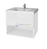 Тумба под раковину Dreja Perfecto 60 см, 99.0806 подвесная, белый глянцевый Тумба под раковину Dreja Perfecto 60 см, 99.0806 подвесная, белый глянцевый