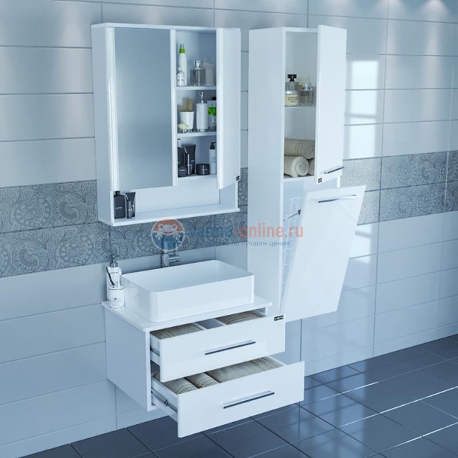 Колонна СаНта Вегас 40 526005 напольная/подвесная, с бельевой корзиной