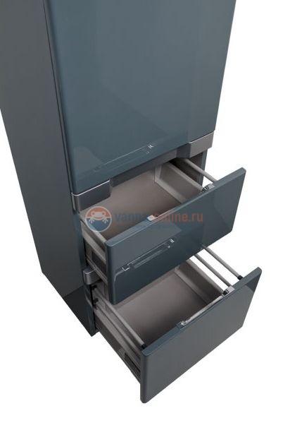 Пенал Aquanet Виго 40 00183360, цвет сине-серый