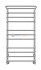 Полотенцесушитель водяной Terminus Полка П11 500х956