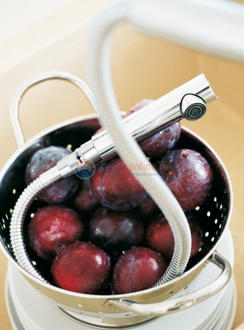 Смеситель Grohe MINTA 32168DC0 для кухни с выдвижным изливом, суперсталь