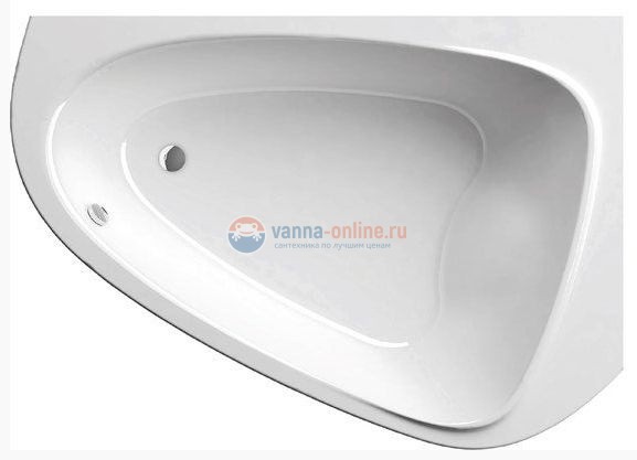 Ванна акриловая Ravak Love Story II PU-Plus L/R, 196*139 см (C771000000/C781000000)