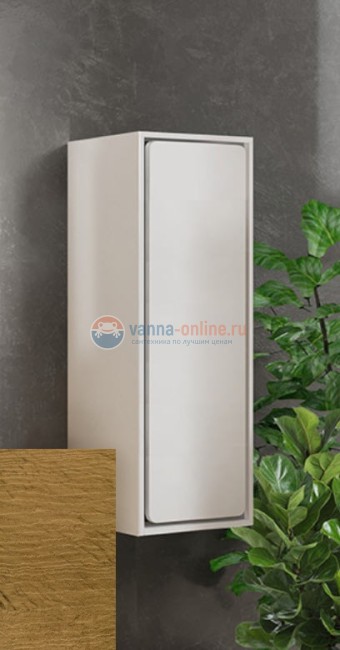 Пенал Sanvit Бруно, 30 х 80 см, подвесной, цвет - акация светлая