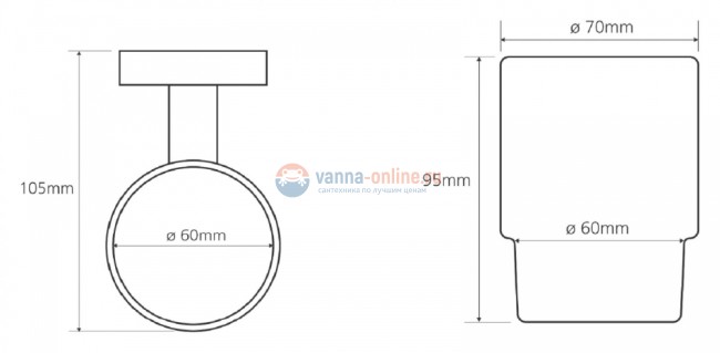 Комплект аксессуаров Bemeta Omega 6 204601, 6 предметов Комплект аксессуаров Bemeta Omega 6 204601, 6 предметов