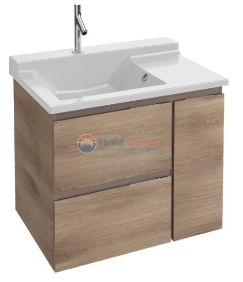 Тумба под раковину Jacob Delafon Soprano 80 EB1333-N28, цвет - медный бетон, 76 х 53,5 см