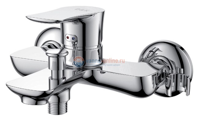 Смеситель D&K Reisling Rhein DA1273201 для ванны и душа Смеситель D&K Reisling Rhein DA1273201 для ванны и душа
