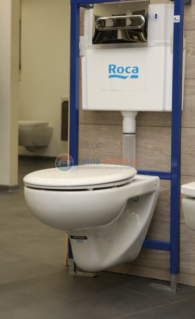 Подвесной унитаз Roca Victoria 34630300R, 52,5 x 35,5 см Подвесной унитаз Roca Victoria 34630300R, 52,5 x 35,5 см