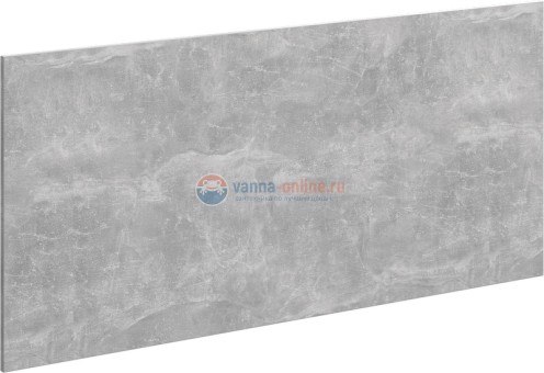 Фасад тумбы под раковину Aqwella Mobi MOB0710BS 100 см, бетон светлый