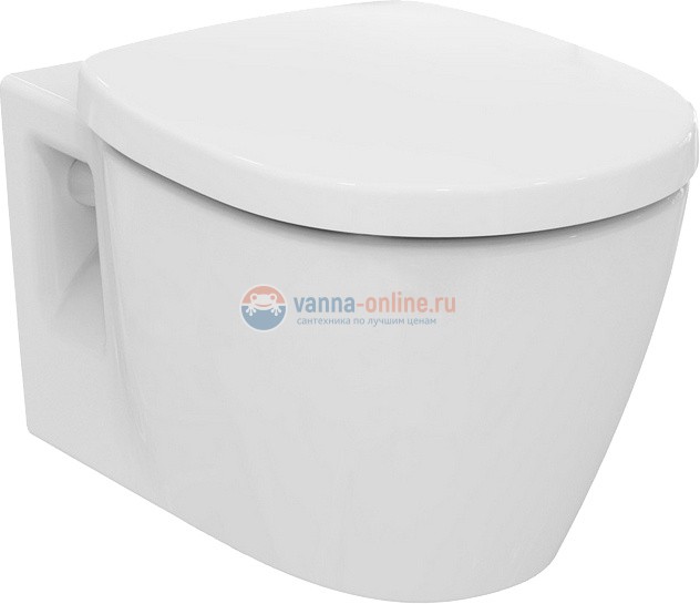 Безободковый подвесной унитаз Ideal Standard CONNECT Rimless E814901