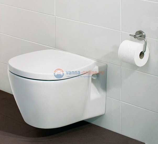 Безободковый подвесной унитаз Ideal Standard CONNECT Rimless E814901