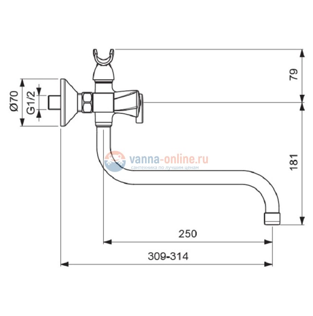 Смеситель для ванны и душа Vidima Life BA362AA, хром Смеситель для ванны и душа Vidima Life BA362AA, хром