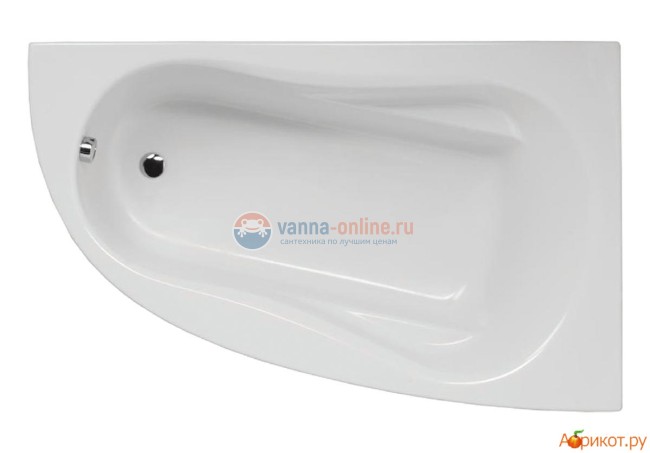 Ванна акриловая Vitra Comfort 52690001000, 160х100 см