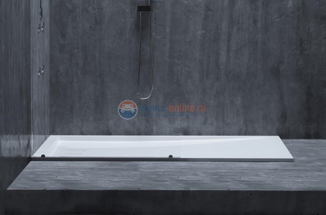 Душевой поддон Salini Capri 150 x 80 х 8,2 см, из материала Sapirit, глянцевый белый
