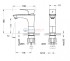 Смеситель Lemark Nero LM0206C для раковины, излив монолит Смеситель Lemark Nero LM0206C для раковины, излив монолит