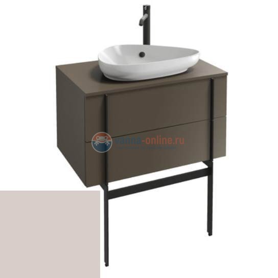 Тумба под раковину Jacob Delafon Nouvelle Vague 80 EB3039-G1H, бледно-розовый глянцевый