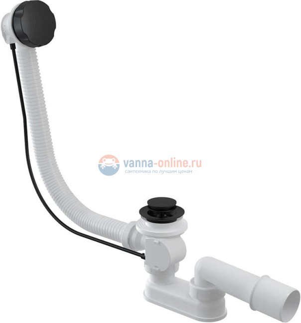 Слив-перелив AlcaPlast A55 BLACK