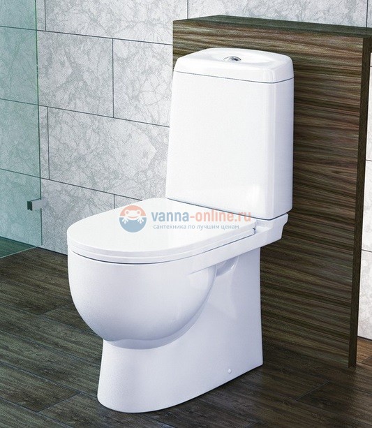 Унитаз компакт Sanita Luxe Best BSTSLCC01020522, крышка стандарт Унитаз компакт Sanita Luxe Best BSTSLCC01020522, крышка стандарт