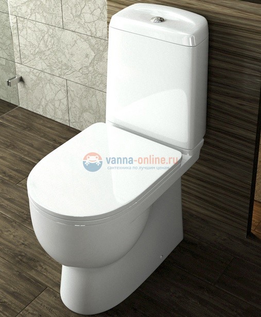 Унитаз компакт Sanita Luxe Best BSTSLCC01020522, крышка стандарт Унитаз компакт Sanita Luxe Best BSTSLCC01020522, крышка стандарт