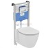 Инсталляция Ideal Standard с унитазом Connect AquaBlade E047901, сиденье микролифт, комплект (E212701)