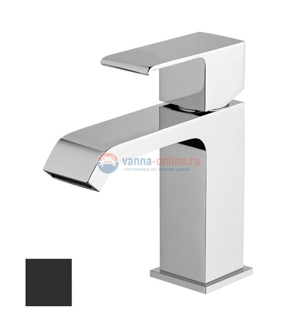 Смеситель для раковины Cezares Porta PORTA-LS1-NOP, с донным клапаном, черный матовый Смеситель для раковины Cezares Porta PORTA-LS1-NOP, с донным клапаном, черный матовый