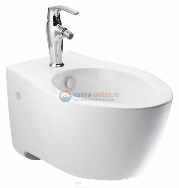 Биде Jacob Delafon Via E1745-00 подвесное Биде Jacob Delafon Via E1745-00 подвесное