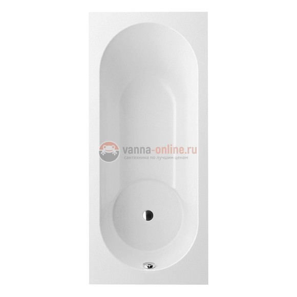 Ванна Villeroy&Boch Libra UBQ180LIB2V-01, 180 x 80 см, Quaryl®, alpin Ванна Villeroy&Boch Libra UBQ180LIB2V-01, 180 x 80 см, Quaryl®, alpin