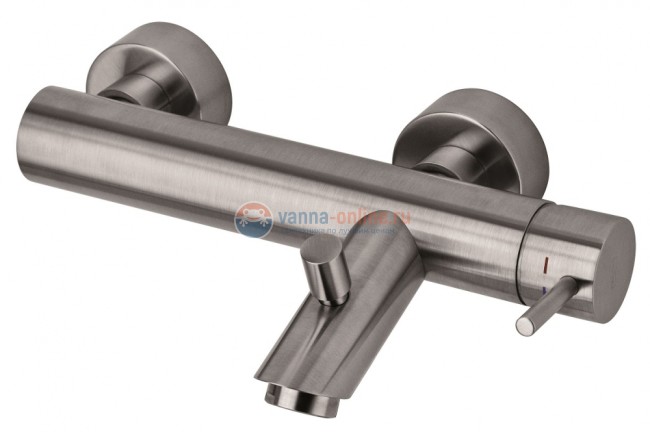 Смеситель Paffoni Light LIG022ST для ванны без душевого гарнитура, цвет сталь Смеситель Paffoni Light LIG022ST для ванны без душевого гарнитура, цвет сталь