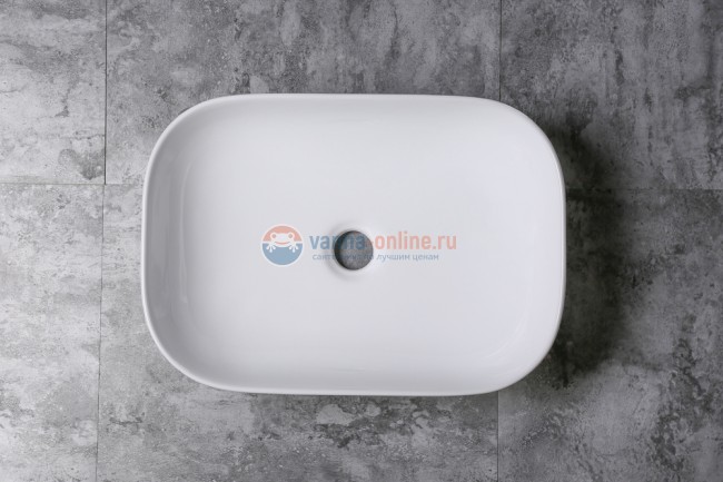 Раковина CeramaLux Серия N N 78104 накладная, белый