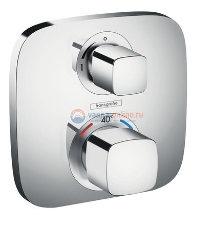 Смеситель Hansgrohe 15707000 Ecostat термостатический, с запорным вентилем