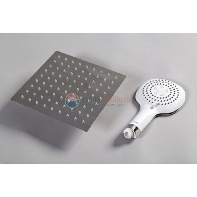 Душевая кабина Deto V1245, 120 x 90 см, с электрикой, гидромассажем, с сиденьем