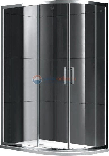 Душевой уголок Gemy Victoria S30222, 100 х 80 х 190 см, стекло прозрачное