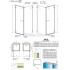Душевой уголок Radaway Arta KDJ I 90 x 90, левая дверь, стекло прозрачное Душевой уголок Radaway Arta KDJ I 90 x 90, левая дверь, стекло прозрачное
