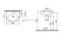Раковина Vitra 5786B003-0001 Zentrum