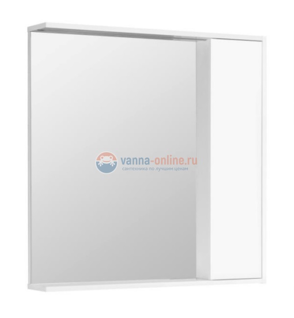Зеркальный шкаф Акватон Стоун 1A228302SX010 80 x 83.3 см, с подсветкой, белый глянцевый Зеркальный шкаф Акватон Стоун 1A228302SX010 80 x 83.3 см, с подсветкой, белый глянцевый
