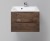 Тумба с раковиной BelBagno Marino MARINO-700-2C-SO-RW-P, 70 х 45 х 55 см, Rovere Moro - темно-коричневый  (MARINO-700-2C-SO-RW-P/BB700/450-LV-MR-AST)