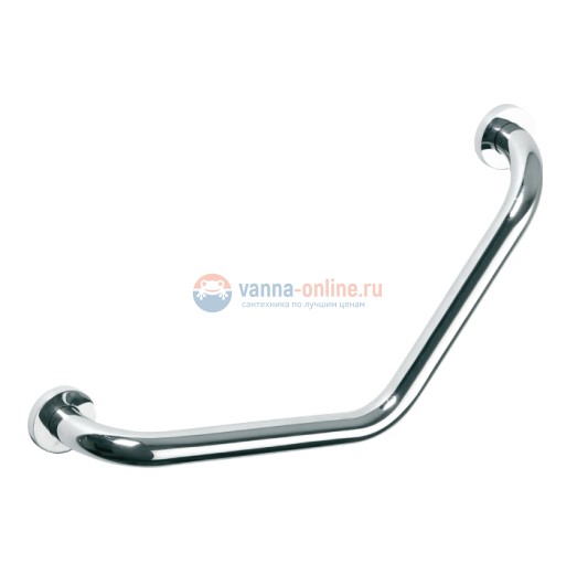 Углoвoй пopучeнь 120° Bemeta Help 301102012 66 x 40 см, хром матовый Углoвoй пopучeнь 120° Bemeta Help 301102012 66 x 40 см, хром матовый