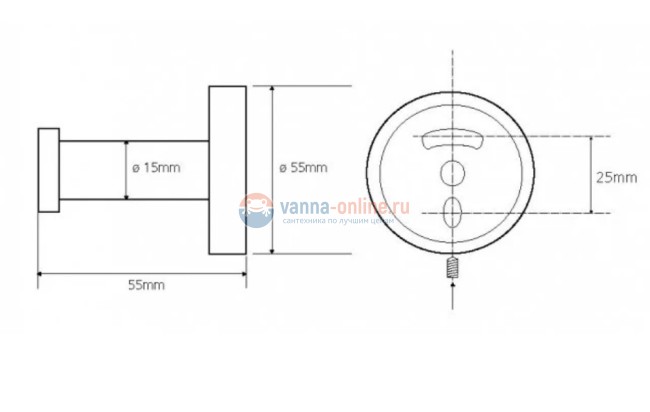 Крючок Bemeta Omega 104106062 5.5 x 5.5 x 5.5 см, хром Крючок Bemeta Omega 104106062 5.5 x 5.5 x 5.5 см, хром