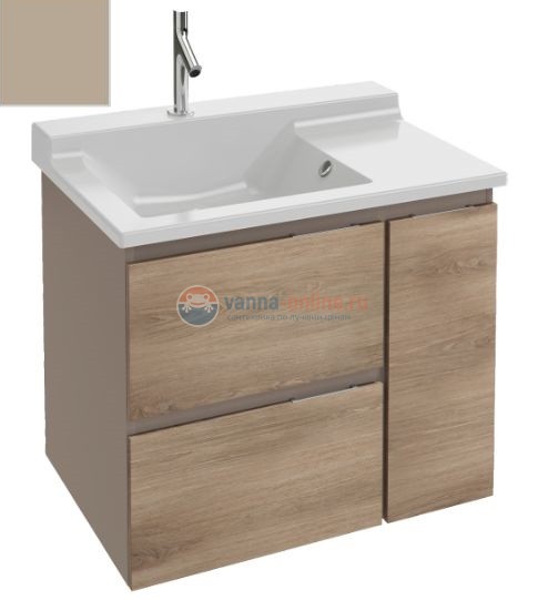 Тумба под раковину Jacob Delafon Soprano 100 EB1331-N09, цвет - розово-бежевый, 96*53,5 см