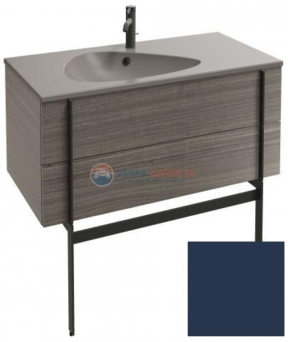 Тумба под раковину Jacob Delafon Nouvelle Vague 100 EB3032-S06, цвет - темно-синий сатин